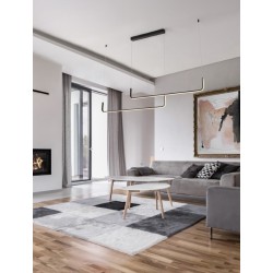 Triac Dimmable Sandy Black Aluminium LED 40 Watt 230 Volt 2856Lm 3000K IP20 L:150 H:120cm - PNL9006088 - NOVALUCE