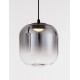 Matt Black Metal & Smoky Gray Glass LED 3 Watt 220-240Volt 478Lm 3000K IP20 D: 14 H: 150 cm - PNL9009140 - NOVALUCE
