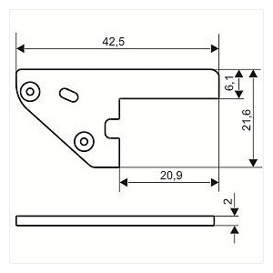 Terminaison Profilé LED Step (x2)