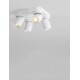Sandy White Aluminium LED GU10 4x10 Watt 230 Volt IP20 bulb excluded L: 22 W: 22 H : 12.5cm - PNL9011345 - NOVALUCE