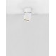 Sandy White Aluminium LED GU10 1x10 Watt 230 Volt IP20 bulb excluded D: 6 H: 11cm - PNL9011347 - NOVALUCE