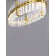 Triac Dimmable Platinum Gold Stainless Steel & Glass LED 45 Watt 220-240Volt 4402Lm 3500K IP20 D: 90 H: 130 cm - PNL9019736 