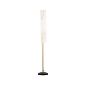 Brass Gold Steel, Aluminium & Imitated Alabaster LED 23 Watt 220-240Volt 1685Lm 3000K IP20 D: 26 H: 160 cm - PNL9019747 - NO 2