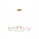 Triac Dimmable Brass Gold Steel, Aluminium Imitated Alabaster LED 45 Watt 220-240Volt 2707Lm 3000K IP20 D: 93 H: 130 cm - PN