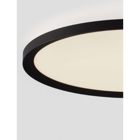 Triac Dimmable Sandy Black Metal, Aluminium & Acrylic LED 35Watt 220-240Volt 3279Lm IP20 2700 + 3000K Dip Switch D: 40 H: 5 