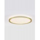 Triac Dimmable Brushed Gold Metal, Aluminium & Acrylic LED 35Watt 220-240Volt 3279Lm IP20 2700 + 3000K Dip Switch D: 40 H: 5