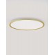 Triac Dimmable Brushed Gold Metal, Aluminium & Acrylic LED 55 Watt 220-240Volt 4661Lm IP20 2700 + 3000K Dip Switch D: 60 H: