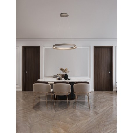 Triac Dimmable Champaign Brown Aluminium & Acrylic LED 52 Watt 220-240Volt 3717Lm IP20 2700 + 3000K Dip Switch D: 60 H: 150 c