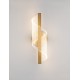 Brass Gold Aluminium & Acrylic LED 9 Watt 220-240 Volt 505Lm 3000K IP20 L:11 W:13 H:33 cm - PNL9030634 - NOVALUCE
