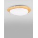 Triac Dimmable Wood Finishing Steel, Aluminium & Acrylic LED 29 Watt 220-240 Volt 2383Lm 3000K IP20 D:57 W:51 H:13.5cm - PNL903