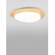 Triac Dimmable Wood Finishing Steel, Aluminium & Acrylic LED 29 Watt 220-240 Volt 2383Lm 3000K IP20 D:57 W:51 H:13.5cm - PNL903