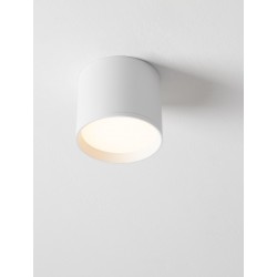 Sandy White Aluminium & Acrylic LED 10Watt 220-240 Volt 505Lm IP20 3000K D:10 H:8.6 cm - PNL9030729 - NOVALUCE