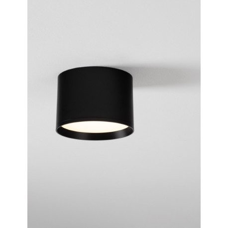 Sandy Black Aluminium & Acrylic LED 17Watt 220-240 Volt 833Lm IP20 3000K D:12 H: 8.6 cm - PNL9030732 - NOVALUCE