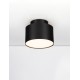 Sandy Black Aluminium & Acrylic LED 16Watt 220-240 Volt 787Lm IP20 3000K D:11H:8.8 cm - PNL9030734 - NOVALUCE