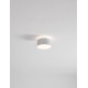 Sandy White Aluminium & Acrylic LED 24Watt 220-240 Volt 1393Lm IP20 3000K D:14 H: 8.8 cm - PNL9030735 - NOVALUCE