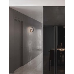 Foggy Nickel Aluminium LED 10 Watt 220-240 Volt 457Lm IP20 2700-3000-4000K CCT Dip Switch D: 22 H: 10 cm - PNL9088135 - NOVAL