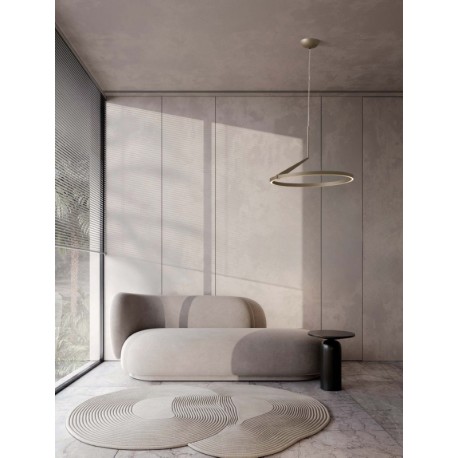 Triac Dimmable Champaign Gold Aluminium LED 31 Watt 220-240 Volt 2210Lm IP20 2700-3000-4000K light up & down D: 60 H: 250 cm 