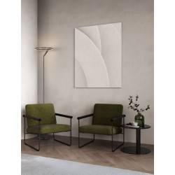 Touch Dimmable Foggy Nickel Aluminium LED 26 Watt 220-240 Volt 1149Lm 3000K IP20 D: 33 H: 168 cm - PNL9088143 - NOVALUCE