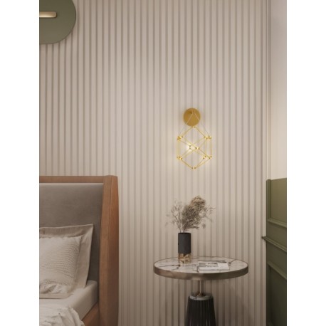 Copper & Gold Metal LED 6 Watt 220-240 Volt 345Lm 3000K IP20 L: 17 W: 23,4 H: 31 cm - PNL9186903 - NOVALUCE