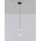 Gold Plating Metal Shade & Clear Acrylic Sandy Black Base LED 9 Watt 220-240 Volt 739Lm 3000K IP20 D:13 H:150cm - PNL9186937 