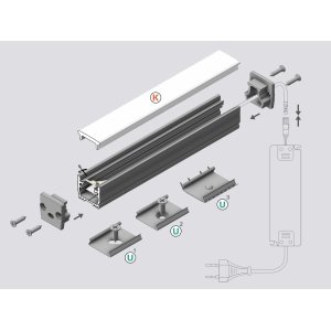 Profile LED Sol ANODISE 1000mm