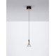 Matt Black & Rose Gold Metal Structured Acrylic LED 7 Watt 220-240Volt 345Lm 3000K IP20 D: 10,5 H: 180 cm - PNL9186963 - NOVA