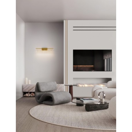 Triac Dimmable Gold & Copper Metal LED 11 Watt 220-240 Volt 807Lm 3000K IP20 L: 67 W: 10 H: 20 cm - PNL9186966 - NOVALUCE