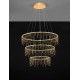 Triac Dimmable Gold Copper Metal LED 72 Watt 220-240 Volt 5866Lm 3000K IP20 D:80 H:200 cm - PNL9186970 - NOVALUCE