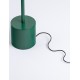 Matt Green Aluminium & Acrylic Black Fabric Wire LED 33 Watt 220-240 Volt 2666Lm 3000K IP20 Switch On/Off Cable Length 250 cm