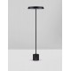 Matt Black Aluminium & Acrylic Black Fabric Wire LED 33 Watt 220-240 Volt 2666Lm 3000K IP20 Switch On/Off Cable Length 250 cm