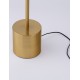 Satin Gold Aluminium & Acrylic Black Fabric Wire LED 33 Watt 220-240 Volt 2666Lm 3000K IP20 Switch On/Off Cable Length 250 cm
