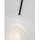 Sandy Black Aluminium LED 4 Watt 220-240Volt 177Lm 3000K IP20 Beam Angle 25° D: 5 H: 64 cm - PNL9232149 - NOVALUCE