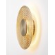 Brass Gold Metal & Amber Glass LED 8 Watt 220-240Volt 304Lm 3000K IP20 D: 30 W: 6 H: 30 cm - PNL9236398 - NOVALUCE