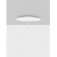 Triac Dimmable Sandy White Steel, Aluminium & Acrylic LED 30 Watt 220-240Volt 1832Lm 3000K IP20 D: 60 H: 23 cm - PNL9248181 