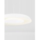 Triac Dimmable Sandy White Metal & Acrylic LED 24 Watt 220-240Volt 1208Lm IP20 2700 + 4000K CCT Dip Switch D: 40 H: 145 cm - 