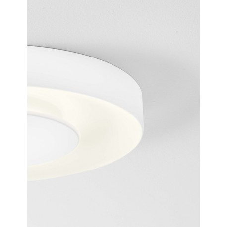 Triac Dimmable Sandy White Metal & Acrylic LED 25 Watt 220-240Volt 1592Lm IP20 2700 + 4000K D: 40 H: 5 cm - PNL9345714 - NOVA