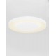 Triac Dimmable Sandy White Metal & Acrylic LED 37 Watt 220-240Volt 2207Lm IP20 2700 + 4000K D: 60 H: 5 cm - PNL9345715 - NOVAL