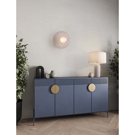 Beige Terrazzo Concrete & Glass LED G9 1x5 Watt 100-240Volt IP20 bulb excluded D: 29.5 H: 20 cm - PNL9540245 - NOVALUCE