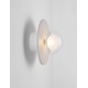 Beige Terrazzo Concrete & Glass LED G9 1x5 Watt 100-240Volt IP20 bulb excluded D: 29.5 H: 20 cm - PNL9540245 - NOVALUCE