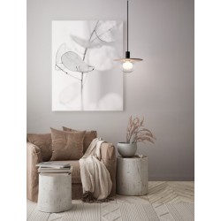 Beige Terrazzo Concrete LED E27 1x12 Watt 100-240Volt bulb excluded D: 29.5 H: 160 cm - PNL9540246 - NOVALUCE