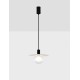 Beige Terrazzo Concrete LED E27 1x12 Watt 100-240Volt bulb excluded D: 29.5 H: 160 cm - PNL9540246 - NOVALUCE