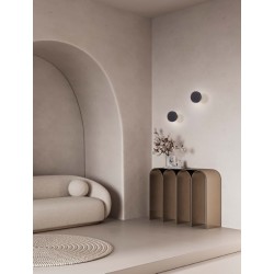 Sandy Black Aluminium LED 5 Watt 220-240 Volt 152Lm 3000K IP20 D: 10 H: 9,4 cm