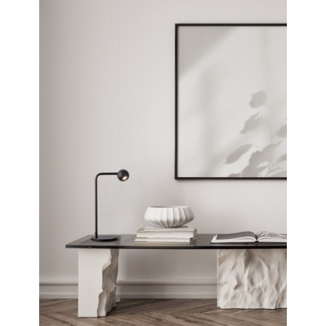 Sandy Black Aluminium & Steel LED 6 Watt 220-240 Volt 514Lm 3000K IP20 Switch On/Off L: 14 W: 22,5 H: 35,5 cm - PNL9540253 - 