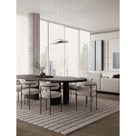 Triac Dimmable Sandy White Aluminium LED 22 Watt 220-240Volt 625Lm 3000K IP20 D: 48 H: 180 cm - PNL9580697 - NOVALUCE