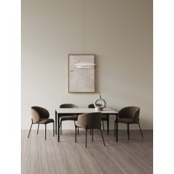 Triac Dimmable Sandy White & Chrome Mirror Aluminium LED 21 Watt 220-240Volt 918Lm 3000K IP20 D: 35 H: 120 cm - PNL9580700 -