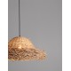 Natural Seagrass Black Fabric Wire & Base LED E27 3x12 Watt 100-240 Volt Bulb Excluded IP20 D:65 H1:28 H2:200cm - PNL9586515 -