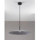 Smoky Glass & Sandy Black Metal LED 17 Watt 220-240Volt 1360Lm 3000K IP20 D: 60 H: 153 cm - PNL9620140 - NOVALUCE