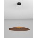 Moca Brown Glass & Sandy Black Metal LED 17 Watt 220-240Volt 1360Lm 3000K IP20 D: 60 H: 153 cm - PNL9620141 - NOVALUCE