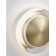 Brass Gold Aluminium & Acrylic LED 8 Watt 220-240Volt 743Lm 3000K IP20 D: 17 H: 6 cm - PNL9695116 - NOVALUCE