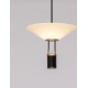 Sandy Black Steel & Aluminium Clear Frosted Acrylic LED 8 Watt 220-240Volt 425Lm 3000K IP20 D: 22 H: 210 cm - PNL9695276 - NO